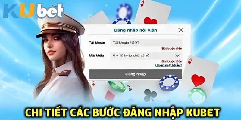 Cách Đăng Nhập KUBET An Toàn Trên Máy Tính Và Điện Thoại 2 Hướng dẫn 4 bước đăng nhập KUBET
